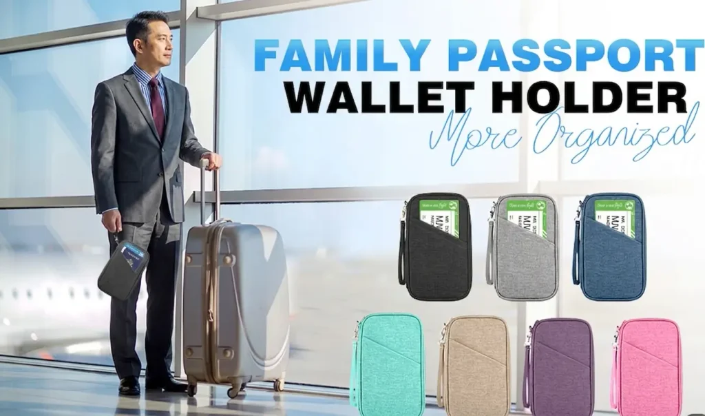 RFID family passport holder