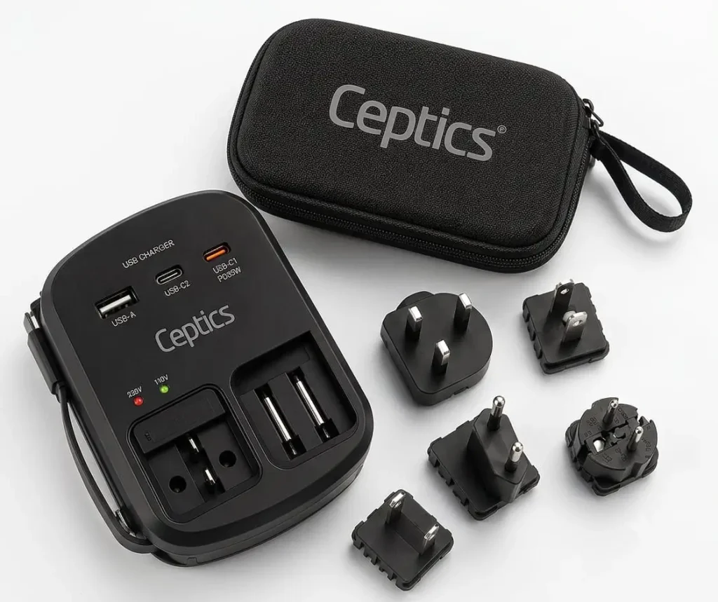 Ceptics 35W Universal Travel Adapter Kit