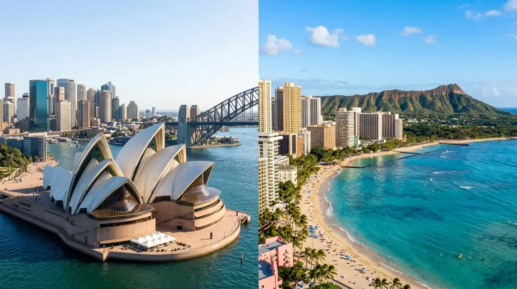 Sydney to Honolulu